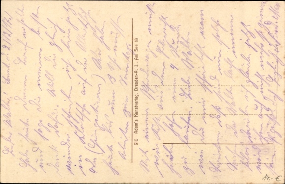 Postcard Dresden Klotzsche, Alberthöhe