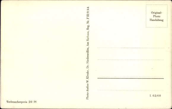 Postcard Kreischa in the Ore Mountains, view of the sanatorium