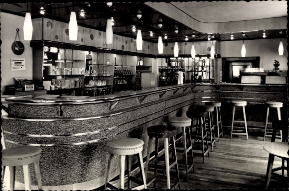 Ak Friedrichsbrunn Thale im Harz, FDGB Erholungsheim Gustav Zabel, Bar