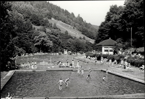 zdjęcie Unterweißbach Turyngia, basen, ok. 1975 rok