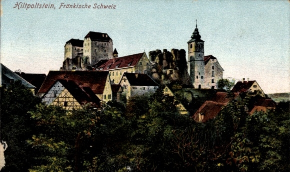 Ak Hiltpoltstein Fränkische Schweiz, Schloss