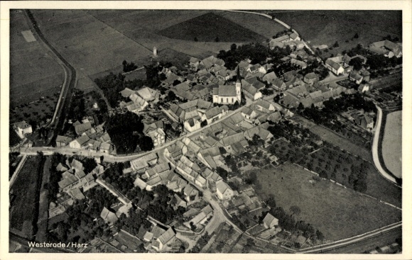 Postcard Westerode Bad Harzburg am Harz, aerial photograph
