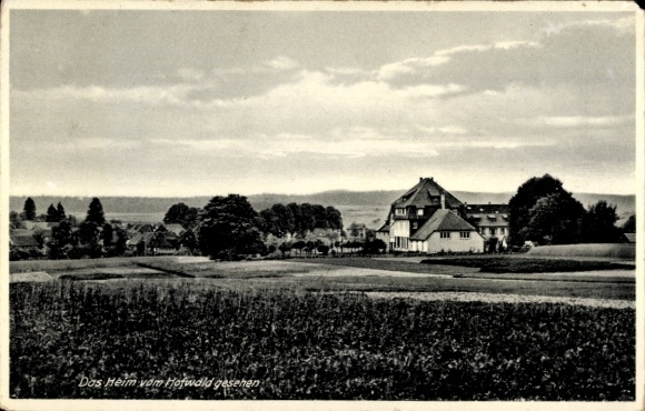 Postcard Mücke in Hesse, Flensungerhof rest home