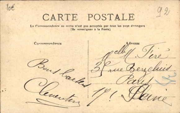 Postcard Garches Hauts de Seine, Pare de Saint Cloud, Maison du Garde-Forestier