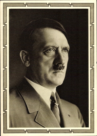 Ganzsachen Ak Führer und Reichskanzler Adolf Hitler, Portrait