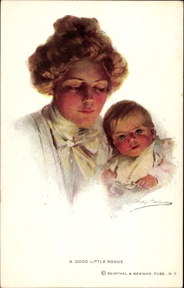 Artist Postcard Boileau, P., A good little Rogue