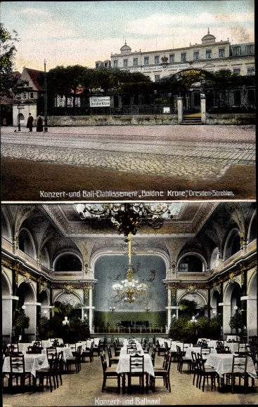 PC Dresden Strehlen, concert establishment Goldene Krone, interior view