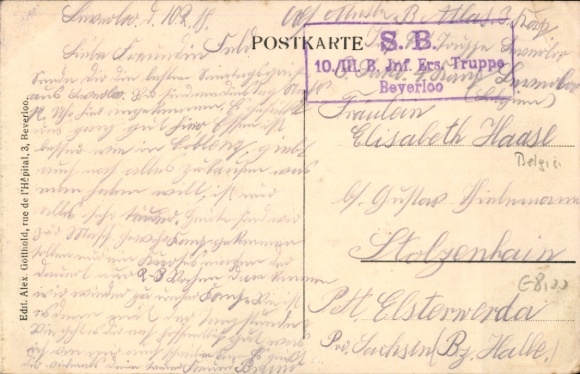 PC Beverloo Beverlo Beringen Flanders Limburg, infantry barracks
