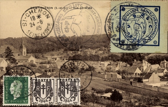 Ansichtkaart Saint Chéron Essonne, algemeen beeld
