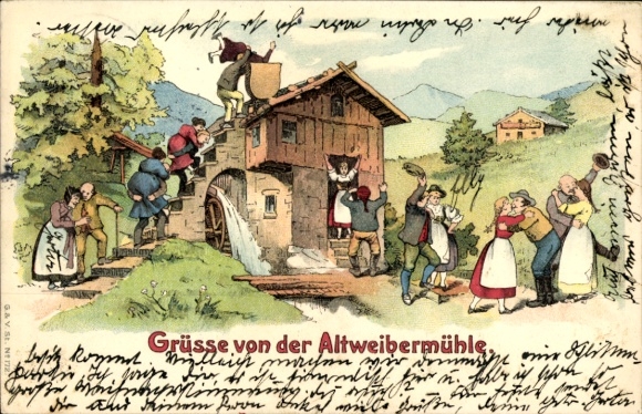 KP Altweibermühle, traditional costumes