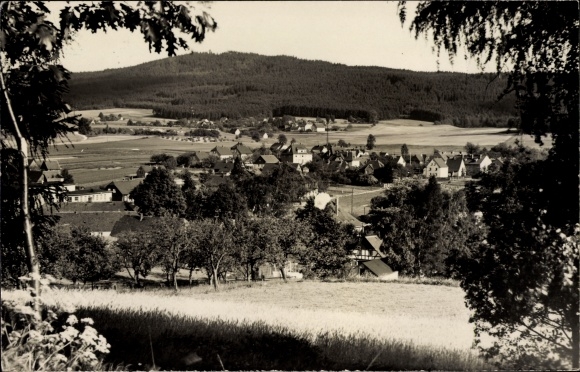 Ansichtkaart Cunewalde in Oberlausitz, stadsgezicht met de Bieleboh