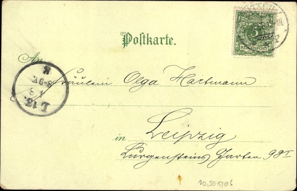 litho Friedrichsruh Aumühle in Lauenburg, kasteel, Otto von Bismarck