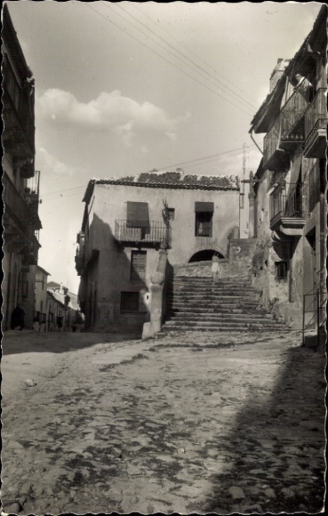 Ak Sepúlveda Segovia Castilla y León, Subida a San Bartolomé