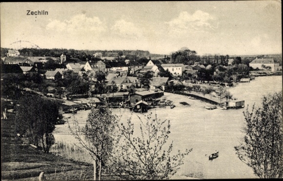 Postcard Zechlin Rheinsberg in der Mark, partial view