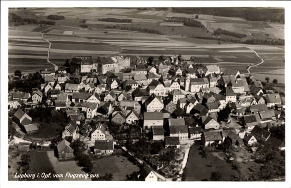 Ak Lupburg Oberpfalz, Fliegeraufnahme