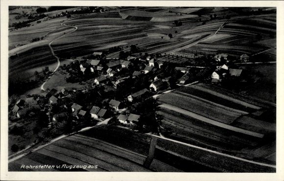 Ansichtkaart Rohrstetten Hunding in Neder-Beieren, luchtfoto