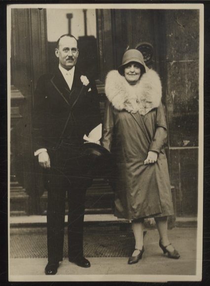 Photograph of Prince Heinrich XXXIII of Reuss with wife Alene Burchhard