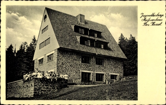 Ak Berkatal in Hessen, Hoher Meißner, jeugdherberg Meissnerhaus