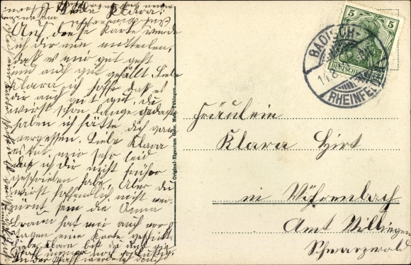 Postcard Waldshut Tiengen on the High Rhine Baden Wuerttemberg, Rheinfelden, Säckingen, Laufenburg
