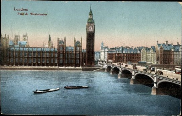10 alte AK London City, verschiedene Ansichten
