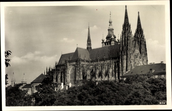 Ak Praha Prag Tschechien, St. Veitsdom