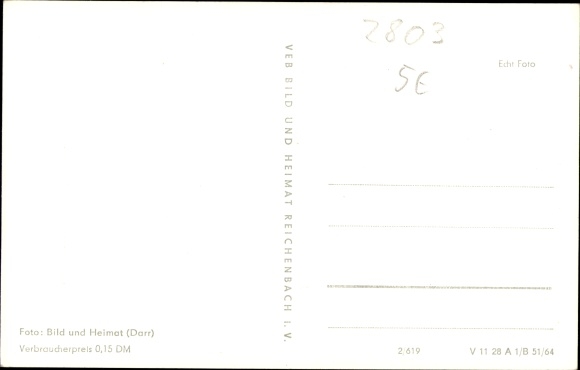 Postcard Eldena in Mecklenburg, Karl Marx Platz