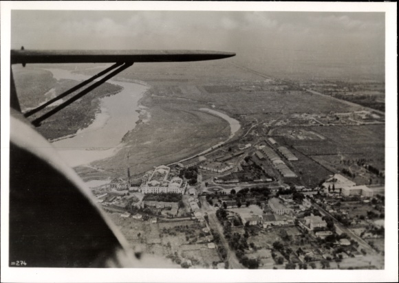 Photo Hoffmann, H., German artillery over the Don, Luftwaffe, Nov. 1941
