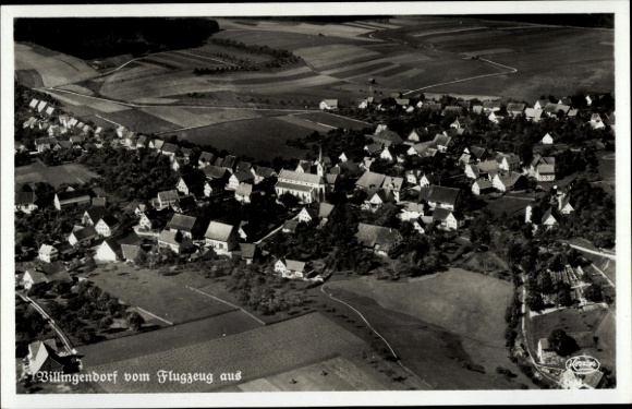 Ak Villingendorf bei Rottweil, Fliegeraufnahme