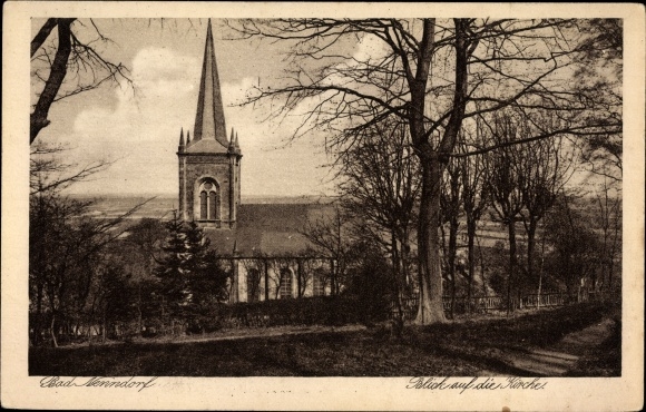 Ak Bad Nenndorf im Kreis Schaumburg, Blick auf die Kirche