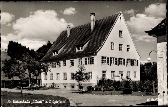 Postcard Eglofs Argenbühl im Allgäu, Evangelical Orphanage Silsah