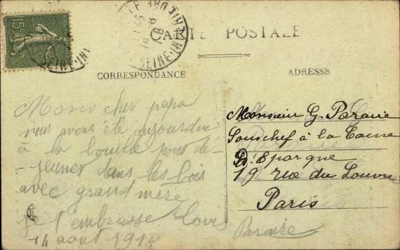 Postcard La Bouille Seine Maritime, Rue Hector Malot, author of Sans Familie