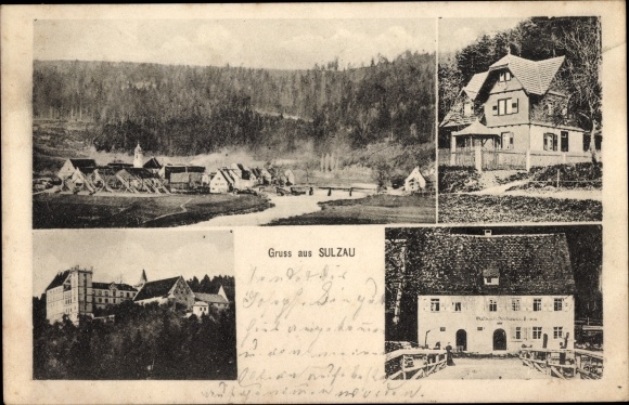 Ansichtkaart Sulzau Starzach Baden Württemberg, stadsgezichten