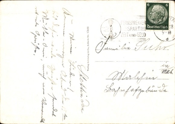 Postcard Szczecin Stettin Pomerania, Ufa at Paradeplatz, Ufa-Palast, Café, Alte Wache