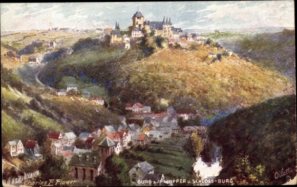 Artist PC Flower, Charles, Burg an der Wupper Solingen, Schloss Burg