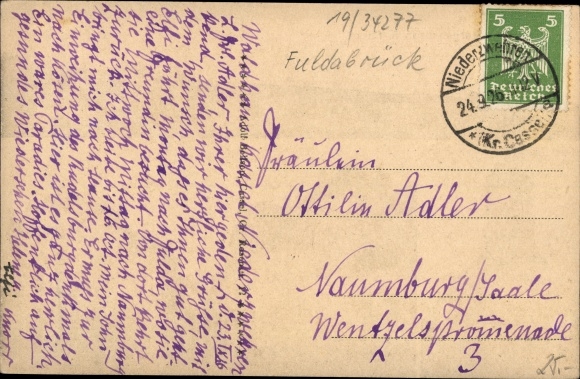 Postcard Bergshausen Fuldabrück in Hesse, general view, church, Sturm&#39;s inn, post office, school