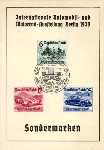 PC International Automobile and Motorcycle Exhibition Berlin 1939, Deutsche Bank, savings book