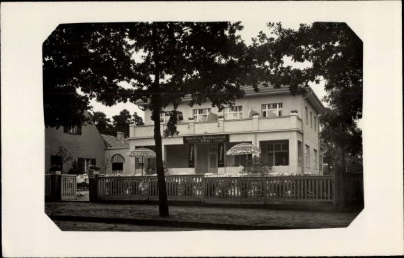 Photo Postcard Pieskow Bad Saarow in the Mark, Hotel and Restaurant Ettel