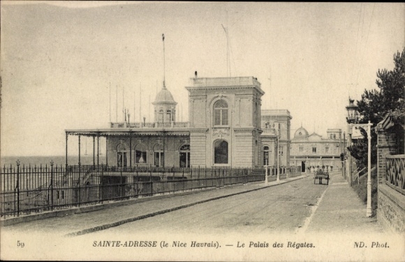 CPA Sainte Adres Seine-Maritime, Le Palais des Régates