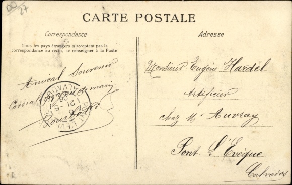 Postcard Brionne Eure, The Town Hall