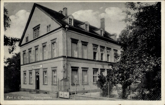 Postcard Perl on the Moselle, district court