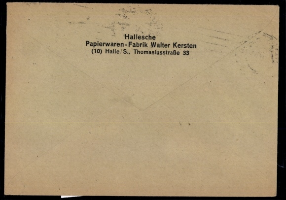 Michel nr 69 (x) na okładce, OPD, prowincja Saksonia
