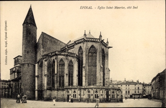 Ak Épinal Lothringen Vosges, Eglise Saint-Maurice