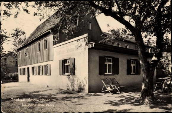 Ansichtkaart Naundorf Struppen Sachsen, Gasthaus Schönehöhe