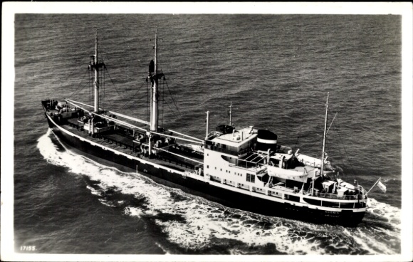 Photo Postcard steamer ms Adonis, KNSM