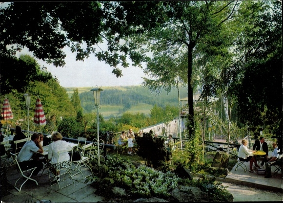 Ak Trebgast in Opper-Franken, schildertuin Trebgast