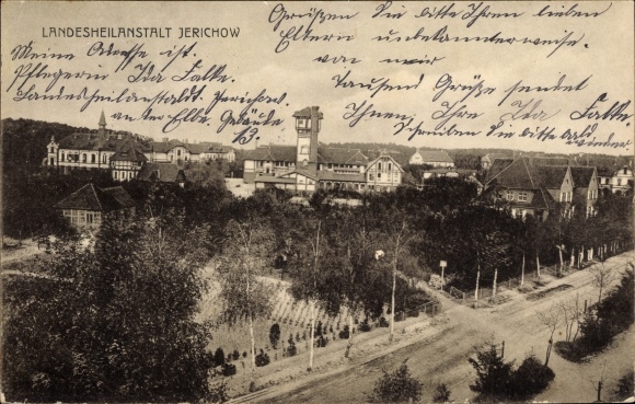 Postcard Jerichow in Saxony Anhalt, state sanatorium