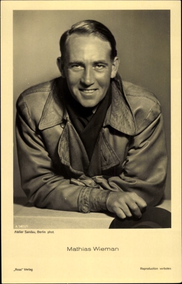 Ak acteur Mathias Wiemann, Ross Verlag A 1411/1