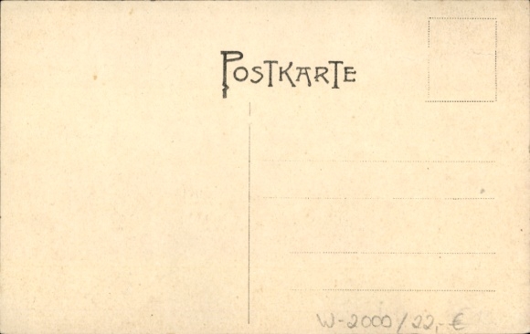 Postcard Hamburg Eimsbüttel Rotherbaum, Klopstock-Pensionat, Klopstock-Str. 2 corner of Alsterglacis