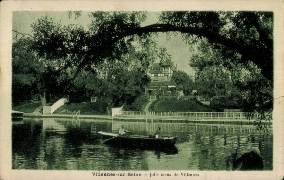 Postcard Villennes sur Seine Yvelines, Jolis coins de Villennes