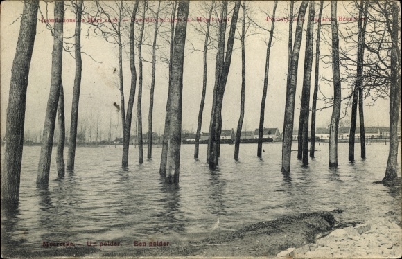 PC Bruxelles Brussels, flood, Un polder